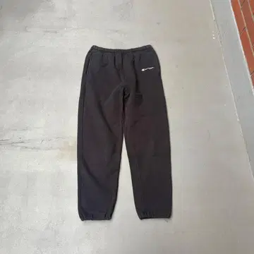 90s Champion 페이드 로고 자수 스웨트 팬츠 이지 팬츠