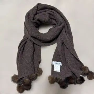 bally 퍼 머플러 숄 모 100%