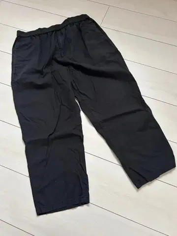 블랙 M 사이즈 워크 팬츠