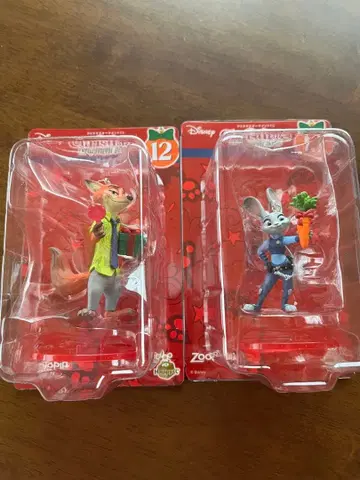 해피 복권 디즈니 크리스마스 오너먼트 주토피아 닉 주디