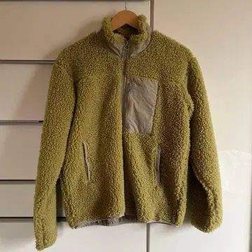 미사용 새상품 Green Parks 파일 보아 블루종 올리브 그린