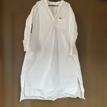리 화이트 셔츠 원피스 긴팔