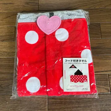 디즈니 미니 후드 부착 타월