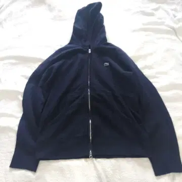 Lacoste 네이비 집업 후드티