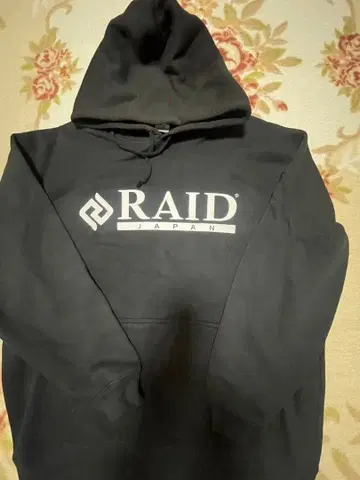 RAID JAPAN 블랙 후드티