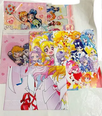 프리큐어 클리어 파일 포스터 달력 세트