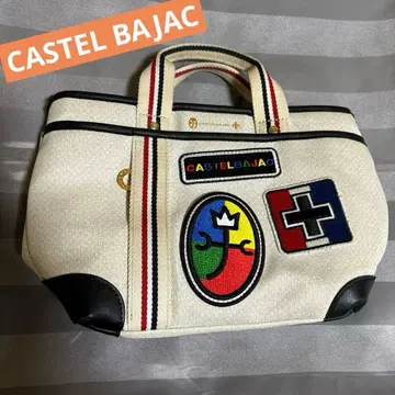 CASTEL BAJAC 카스텔바작 자수 로고 토트백