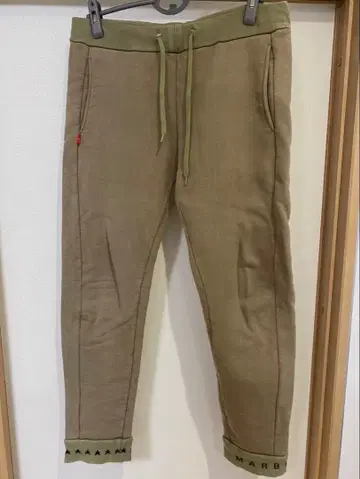 마블즈 스웨트 팬츠 스웨트 팬츠 카키 조거 팬츠