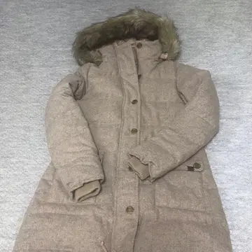 ROXY 후드 부착 다운 자켓 S 사이즈 브라운