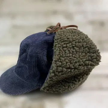 귀도리 달린 플라이트 캡 네이비