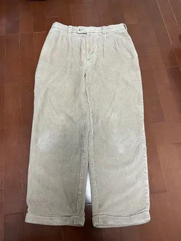 페리 에리스 90s 굵은 폭 코듀로이 팬츠 와이드 슬랙스 초와이드