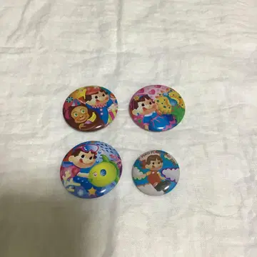 페코짱 캔뱃지 4개 세트