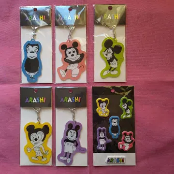 아라시 [아라시를 여행하는 전시회] 아크릴 키체인 x 5색 & 스티커