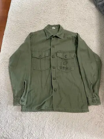 70s 빈티지 초레어 스텐실 US ARMY 유틸리티 셔츠