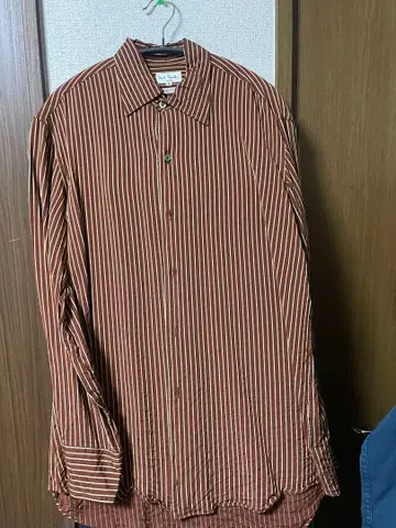 폴 스미스 브라운 골드 컬러 스트라이프 M 90s