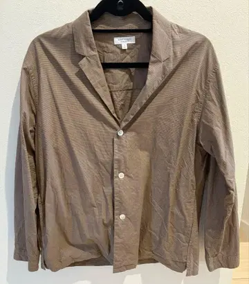 BEAUTY&YOUTH 체크 무늬 브라운 셔츠 S