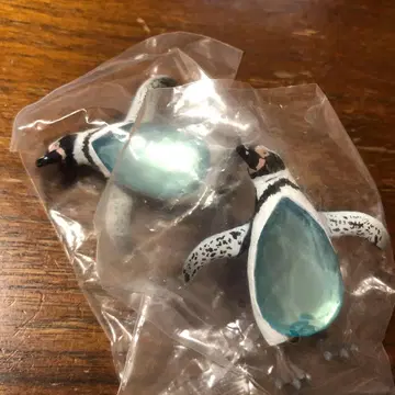 펭귄 피규어 생물 x 보석 아쿠아 마린