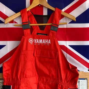 YAMAHA RACING 빨간색 오버롤