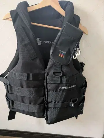 MAZUME 블랙 낚시 구명 조끼 마즈메