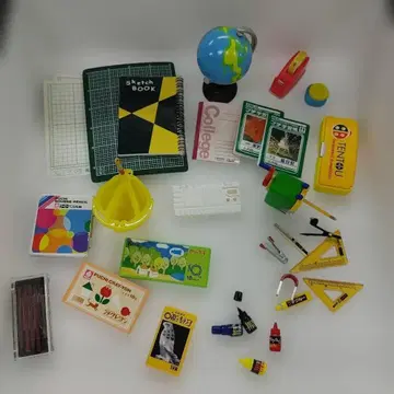 캡슐 토이 쇼와 레트로 문구