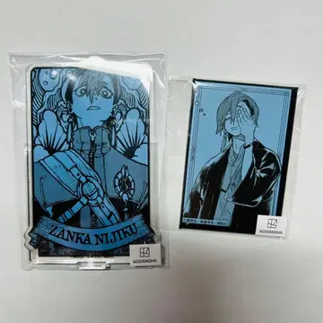 가치액터 마루쿠지 잔카 니지쿠 스퀘어 캔뱃지 아크릴 스탠드