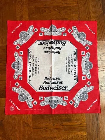Budweiser 반다나 1995년제 레드