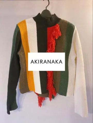 AKIRANAKA 프린지 스웨터
