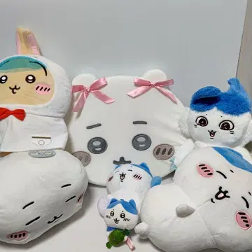 치이카와 (먼작귀) 하치와레 키메라화 저반발 쿠션 눕기 7종 세트