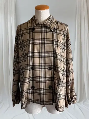 Now you know 나우유노 체크 자켓 블라우스