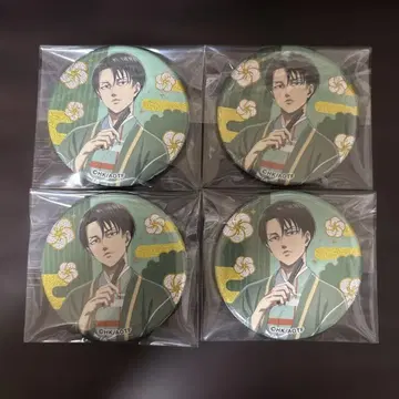 진격의 거인 VASARA 캔뱃지 리바이 4