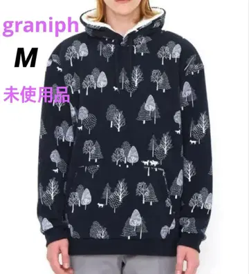 미사용품 [ Graniph ] [ 숲의 여우 후드티 ] M