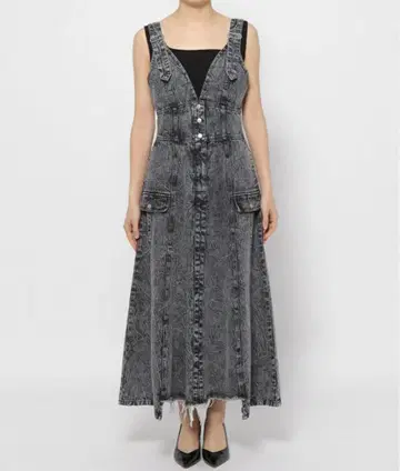 PAGEBOY 코르셋 데님 드레스