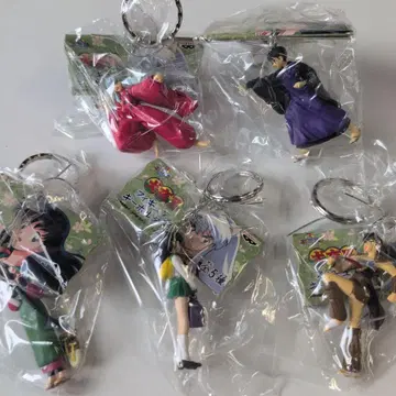 이누야샤 피규어 키링 5개 세트 반프레스토 제조 게임센터 프라이즈