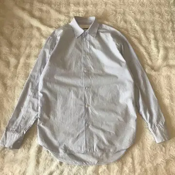 JIL SANDER 셔츠 질 샌더 블루 셔츠 루크 메이어