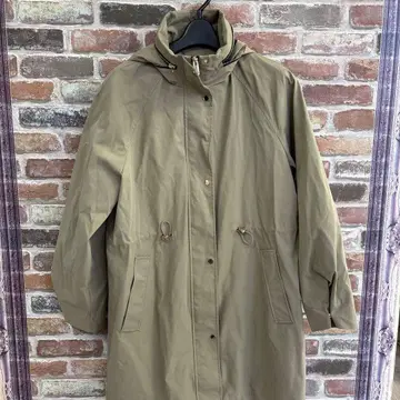 ZARA 자라 나일론 코트 롱 L 사이즈 자켓 레인코트