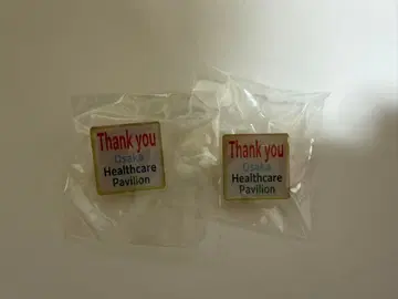 헬스케어 파빌리온 핀 배지 2개 세트