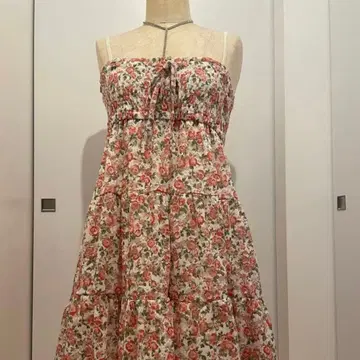 리즈리사 공주 갸루 꽃무늬 원피스