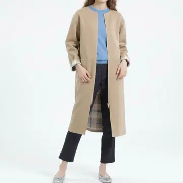 매킨토시 필로소피 노카라 리버서블 롱 가디건