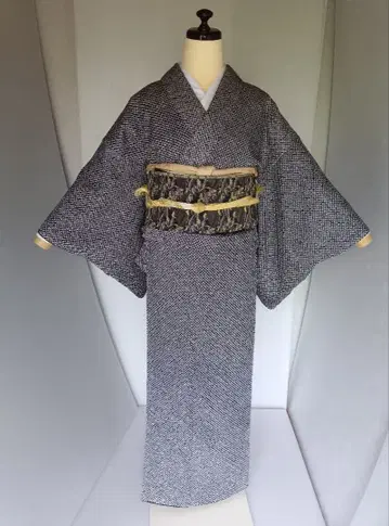 총 시보리 이중 기모노