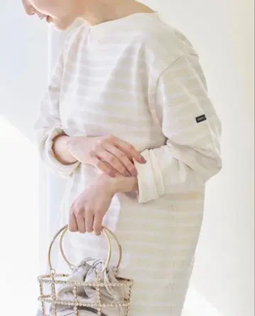 이에나 IENA 세인트 제임스 웨쌍 보더 베이지