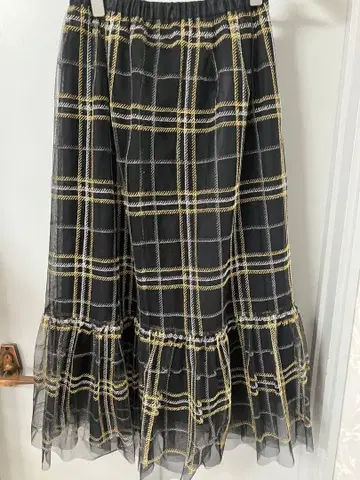 그레이스 콘티넨탈 튤 롱 스커트 36