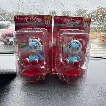 Disney 크리스마스 오너먼트 2025 스티치 2개 세트