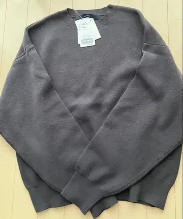 FRAMeWORK 코튼 접결 CN 니트 크로 FREE