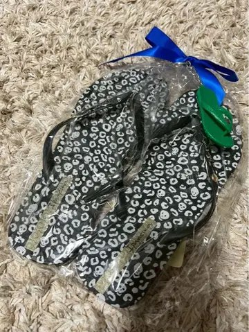 [ 미사용 새상품 ] 이파네마 레오파드 무늬 비치 샌들 23cm