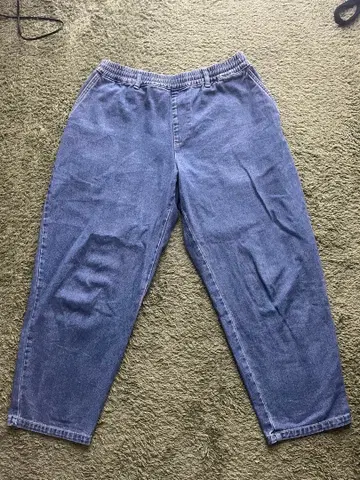 캐주얼 파랑 데님 팬츠