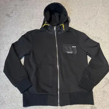 PMDS DOUBLE TASK 후드 부착 후드티 블랙