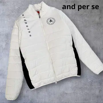 새상품급! and per se 충전솜 퀼팅 자켓 M