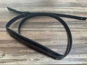 라이브 라인 기타 가죽 스트랩 블랙 슈퍼 롱