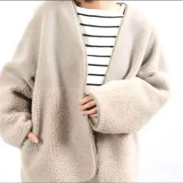 야마다야 FENNEL 리버서블 코트 9호 미사용 새상품