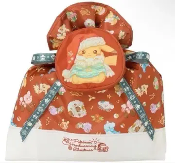 랩핑 에코백 L 포켓몬 크리스마스 피카츄